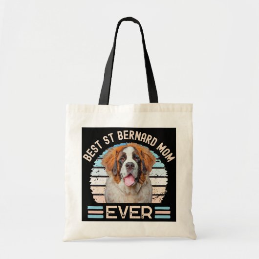 Best St Bernard Mam Ever Moederdag Tote Bag (Voorkant)
