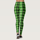 Best St. Patrick's Day Green Play Clover Stripes Leggings (Achterkant)