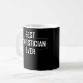Best Statistician ever Statistics Funny Apparel Pr Koffiemok (Voorkant links)