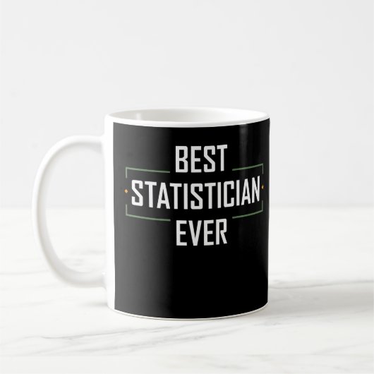Best Statistician ever Statistics Funny Apparel Pr Koffiemok (Links)