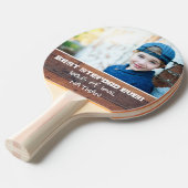 Best Step Pap Ever Vaderdag 2022 Hood Foto Tafeltennisbatje (Voorkant Gekanteld)