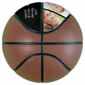 Best Stepdad Ever Photo Black Basketbal (Rechts)