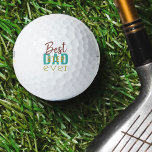 Best Stepdad Ever Turquoise Rust Gold Typography Golfballen<br><div class="desc">Eenvoudig en stijlvol golfballen voor het Beste Stepad ooit. Dit slimme typografische ontwerp leest eenvoudig "Beste pap ooit" in een kleurenpalet van turquoise,  roest en goud. Een geweldige waardering voor je stiefvader voor de dag van zijn vaders,  zijn verjaardag of alleen maar omdat!</div>