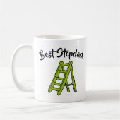 Best Stepdad grappig pun cartoon vaderdag Koffiemok (Links)