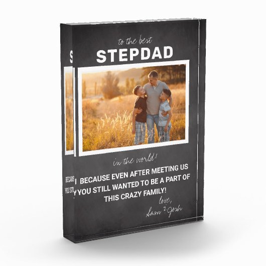 Best Stepdad | Vaderdag fotoblok (Links)