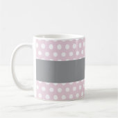 Best Stepdochter Pink and White Polka Dots V07 Koffiemok (Links)