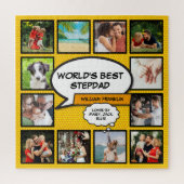 Best Stepfather Stepdad 12 Photo Comic Fun Legpuzzel (Verticaal)