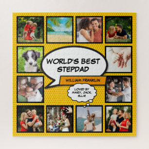 Best Stepfather Stepdad 12 Photo Comic Fun Legpuzzel