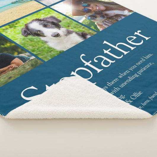 Best Stepfather, Stepdad Definition 6 Foto Blue Sherpa Deken (3/4)