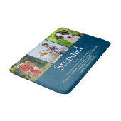 Best Stepfather Stepdad Ever Definition Photo Blue Badmat (Gekanteld)