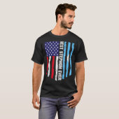 Best Stepmam ooit American Somalia Flag Graphic Mo T-shirt (Voorkant volledig)
