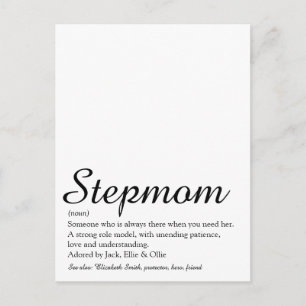 Best Stepmam, Stepmoeder Definition Script Briefkaart