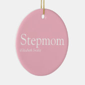 Best Stepmma, Stepmoeder Definition Roze Keramisch Ornament (Rechts)