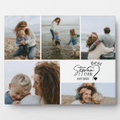 Best Stepmom Ever Custom Photo Collage Fotoplaat (Voorkant)