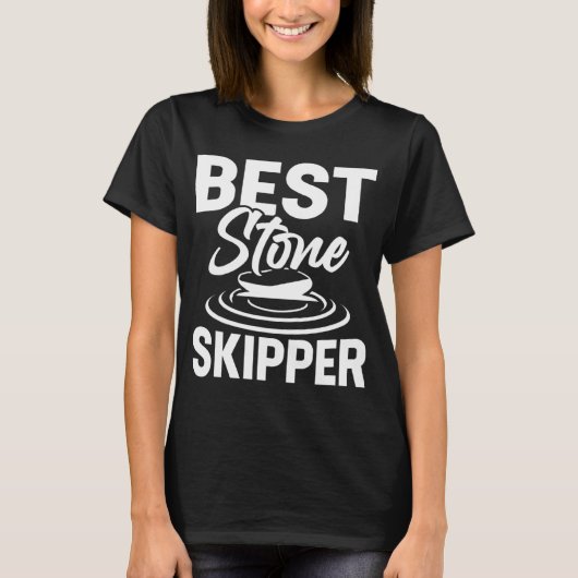 Best Stone Skipper  Flat Stone Skipping Technique  T-shirt (Voorkant)