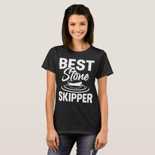 Best Stone Skipper  Flat Stone Skipping Technique  T-shirt (Voorkant volledig)