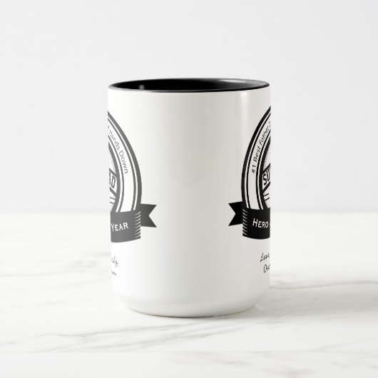 Best SUPER Dad in World op maat Mok (Midden)