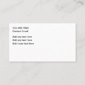 Best Swimming Pool Service Modern  Visitekaartje (Achterkant)