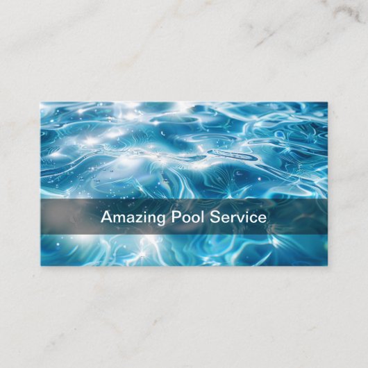 Best Swimming Pool Service Visitekaartjes (Voorkant)