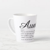 Best tante, Auntie Definition Chic Script ter were Latte Mok (Linkerhoek)