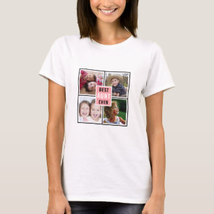 Best tante Ever 4 Foto Collage T-shirt