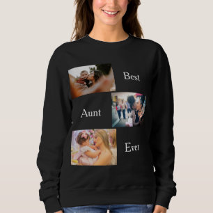 Best tante Ever Custom 3 Foto's van jou, Sw Trui
