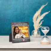 Best tante Ever Custom Photo Rustic Chalkboard Fotoplaat (Insitu)