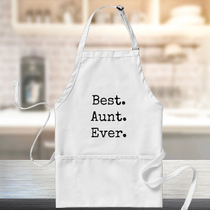 Best tante Ever Distress Retro Typografie Standaard Schort