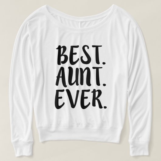 Best tante Ever grappig gezegde T-shirt (Design voorkant)