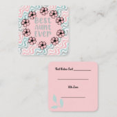 Best tante Ever Note Card Notitiekaartje (Voorkant / Achterkant)