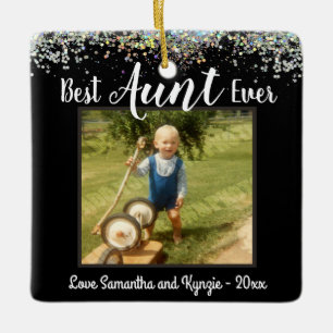 Best tante Ever Photo Keramisch Ornament