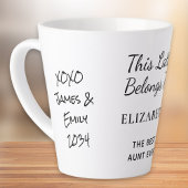 Best tante Ever Photo Latte Mok