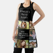 Best tante Photo Collage Black ter wereld Schort (Insitu)