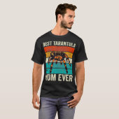 Best Tarantula Mam Ever retro Spider mama T-shirt (Voorkant volledig)