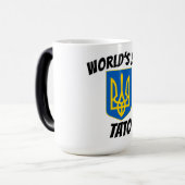 Best Tato Dad Tryzub Morphing Mok ter wereld (Voorkant links)