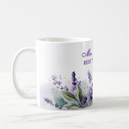 Best Teacher Appreciation Lavender Spring Floral Koffiemok
