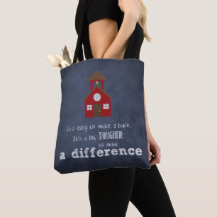 Best Teacher appreciation quote Tote Bag