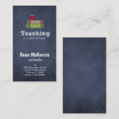 Best Teacher appreciation quote Visitekaartje (Voorkant / Achterkant)