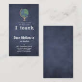 Best Teacher appreciation quote Visitekaartje (Voorkant / Achterkant)