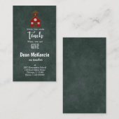 Best Teacher appreciation quote Visitekaartje (Voorkant / Achterkant)