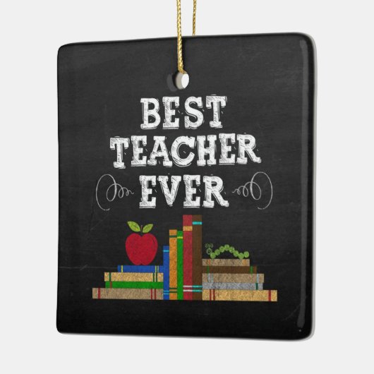Best Teacher Ever Chalkboard Ornament (Links)