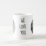 Best Teacher Ever Custom Love Photo Mok<br><div class="desc">Pas deze schattige mok aan en geef het als geschenk voor je leraar! Beste leraar ooit,  handgeschreven,  schattig,  zwart-wit,  ronde foto's,  elegant,  modern,  stijlvol,  eenvoudig,  trendy,  handgeschreven,  harten,  liefde,  bijbehorend hart,  persoonlijke foto's display,  liefde,  moederdag,  mum,  fotoraster,  collage. Beste leraar ooit aangepaste foto-Mok</div>