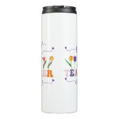 Best teacher ever, Custom mug  for teacher Thermosbeker (Achterkant)