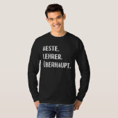 Best Teacher Ever German Language  Appreciation Da T-shirt (Voorkant volledig)