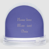 Best Teacher Ever & Laurel Wreath on Deep Blue Sneeuwbol (Achterkant)