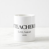 Best Teacher Ever Personalized Mug Koffiemok (Center)