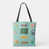 Best Teacher Ever Tote Bag (Achterkant)