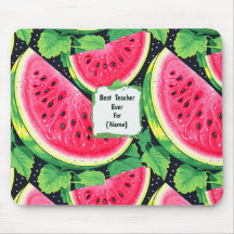 Best Teacher Ever – Watermelon Mouse Pad