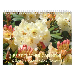 BEST TEACHER Gifts Calendar Azalea Rhodies Gift Kalender