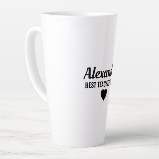 Best Teacher Latte Mok (Linkerhoek)